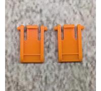 ULEIVA Replacement Keyboard Feet Orange 1 Pair (2 Pieces) Compatible with Logitech K120 Keyboard Replacement Part Keyboard Stand Keyboard Feet (Orange)