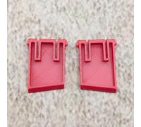 ULEIVA Replacement Keyboard Feet Red 1 Pair (2 Pieces) Compatible with Logitech G213 Keyboard Replacement Part Keyboard Stand Keyboard Feet (Red)