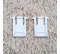 ULEIVA Replacement Keyboard Feet White 1 Pair (2 Pieces) Compatible with Logitech K120 Keyboard Replacement Part Keyboard Stand Keyboard Feet (White)