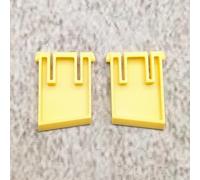 ULEIVA Replacement Keyboard Feet Yellow 1 Pair (2 Pieces) Compatible with Logitech G213 Keyboard Replacement Part Keyboard Stand Keyboard Feet (Yellow)