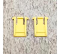 ULEIVA Replacement Keyboard Feet Yellow 1 Pair (2 Pieces) Compatible with Logitech K120 Keyboard Replacement Part Keyboard Stand Keyboard Feet (Yellow)