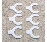 ULEIVA Replacement Mounting Clip Compatible with Kermi ZK00940001 V2 Flat Radiator Replacement Part (Set of 6)