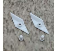 ULEIVA Replacement Power Button 2 x White Compatible with Garmin Edge 1000 Power Button GPS Bicycle Computer Replacement Part Repair (White)