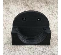 ULEIVA Wandhalterung Schwarz kompatibel mit Thrustmaster Lenkrad Ersatzteil Wallmount Quick Release Zubehör (Schwarz)