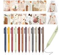 ULELE 36Sets Employees Appreciation Gifts Inspirational Notepads Ballpoint Bulk Positive Affirmation Gift Set Gratitude Notebooks Encouragement Notepads with Organza Bags Self Love Gifts Coworker