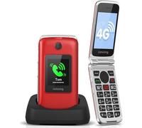 uleway 4G Senior Mobile Phone Flip Phone Unlocked Easy to Use Big Button Cell Phone with Large Display Loud Sound SOS Emergency Button Long Battery Life for Elderly