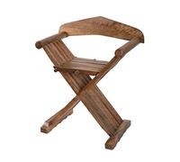 Ulf Berth-Medieval Scissors Chair with Back Rest Made Of Wood-Medieval Larp Viking