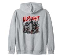 Ulfberht Viking Sword Norse Viking Warrior Battle Legend Zip Hoodie