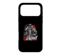 Ulfberht Viking Sword Wolf Norse Runes Red Moon Case for iPhone 17 Pro Max