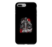Ulfberht Viking Sword Wolf Norse Runes Red Moon Case for iPhone 7 Plus/8 Plus