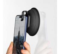 ULHmobile - Universal Smartphone Anti-Reflection Ultimate Lens Hood | Fits All Smartphones | Flexible Silicone LenSkirt for Shooting Through Glass, Reduces Glare & Reflections