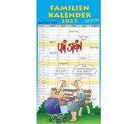 Uli Stein Familienkalender 2025: Familienplaner mit 5 Spalten: Kalender für die Familie: Urlaub, Geburtstage, Termine auf einen Blick!