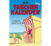 Uli Stein Taschenkalender 2026: Praktischer Terminplaner mit viel Platz zum Eintragen für unterwegs