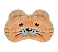 Ulife Mall Funny Cute Tiger Sleep Mask Soft Fluffy Plush Blindfold Funny Novelty Fruits Eye Mask Eye Cover Shade for Girls Boys Women Men Night Nap Travel Meditation
