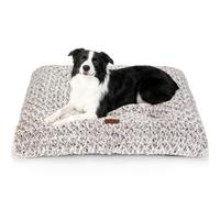 ULIGOTA Dog Bed Washable, Calming Crate Mattress with Non Skid Bottom, Fluffy Anti Anxiety Dog Beds, Pet Pillow Cushion 90x60cm