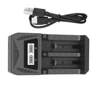 ULIJTH 1. Slot Type C Battery Chargers LCD Display 18650 26650 2A 3A 3.7V Smart Thermal Management Mixed Battery Charging