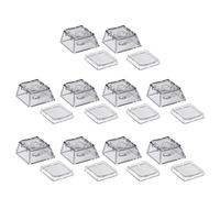 ULIJTH 10pcs Transparency PC Keycaps Long Time Use Wear Resistance Optimized For Backlight Mechanical Keyboards High Transparency PC Keycaps