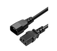 ULIJTH 18AWG C13 C14 Power Extension Cord With Flame Retardant PVC Coating Computer Extension Cable For Industrial Use Industrial IEC Cord PVC