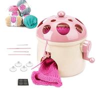 ULIJTH 32-Needle Knitting Machine Circular Knitting Machine With Knitting Accessories For Beginner Crocheting Knitting Project