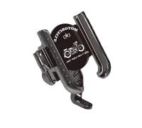 ULIJTH 360 Degree Rotating Motorcycle Phone Holder Handlebar/Rearview Mounted Cellphone Cradles Stand For Scooter Bike Waterproof Phone Holder Handlebar