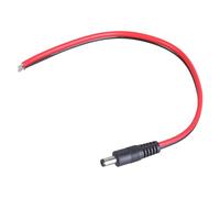 ULIJTH 5.5mmx2.1mm DC5521 Male Power Cable With Bare Wire Ends For CCTV And LED Applications
