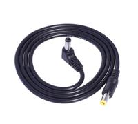 ULIJTH 5.5x2.1mm To 5.5x2.5mm Power Extension Cord Wire With Elbow/Straight Male To Male Designing For Various Application