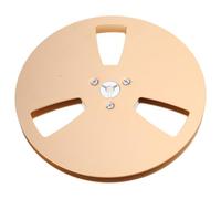 ULIJTH 7-Inch Aluminum Tape Reel With 3 Holes For Analog 7" 4 Metal Roll Organizer- Tape -to-