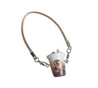 ULIJTH Creative Resin Bubble Cup Charm Crafting Set Lightweight Decoration Jewelry Accessory For Accessories And Keyrings Handmade Bubble Teas Pendant