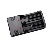 ULIJTH Double Bay 3.7V Lithium Batteries Charging Adapter For 18650 26650 14500 10440 16340 21700 18500 Models LED Indicators