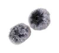 ULIJTH Double Layer Wind Noise Suppressor With Washable Fabric Waterproof Mics Cover Microphones Shielding For Lavaliers Mics GO Noise Reducers