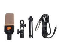 ULIJTH Easy To Use 3.5mm PC Microphone With Solid Stand For Improved Stability Great For Voice Calls And Live Broadcasts