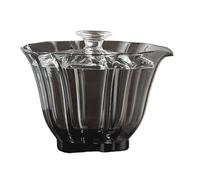 ULIJTH Fashion Glass Gaiwan Teas Cup Office Break Cup Texture Suitable for Daily Brewing Home Tureen