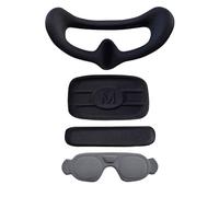 ULIJTH For Goggles 3 Protective Cover Sponge Foam Pad Dustproof Eye Lens Protective Cover Face Replacement Soft Replacement