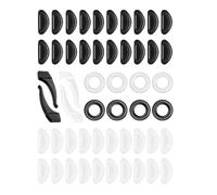 ULIJTH Glasses Silicone AntiSlip Set Eyewears Retention With Ear Hooks Nose Pad For Glasses Secure Hold Student Reading Use Eyewears Retainers With Nose Pads