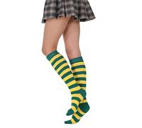 ULIJTH High Striped Socks Sweet Cute Tube Sock Women Colorful Knee High Long Sports For Women Girls Socks Girls