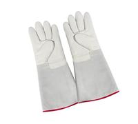 ULIJTH Industrial Grade Freeze Proof Gloves Featuring Strong Leather Construction Glove Pair For Cryogenic Handling Multiple Layer Cryogenic Gloves