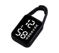 ULIJTH Led Electronic Hanging Watch Night Light Waterproof Touch Digital for Women Men Gift Keychain Pocket Watches Keychain Pocket