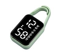 ULIJTH Led Electronic Hanging Watch Night Light Waterproof Touch Digital for Women Men Gift Keychain Pocket Watches Keychain Pocket