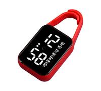 ULIJTH Led Electronic Hanging Watch Night Light Waterproof Touch Digital for Women Men Gift Keychain Pocket Watches Keychain Pocket
