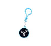 ULIJTH LED Electronic Wristwatch with Date Display Electronic Hanging Watch Keychain Pocket Watch Digital Clock Clip On Digital Carabiner