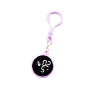 ULIJTH LED Electronic Wristwatch with Date Display Electronic Hanging Watch Keychain Pocket Watch Digital Clock Clip On Digital Carabiner