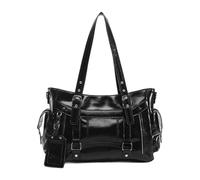 ULIJTH Modern Sweet Cool Design Oversized Handbag Lightweight Practical PU Shoulder Bag Multipurpose Carry For Everyday Use PU Bag For Shopping And Work