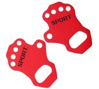 ULIJTH Nonslip Men Women Weightlifting Training Glove Palms Protector Five Finger Fitness Exercise Dumbbell Gloves Workout Grip