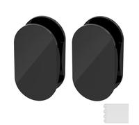 ULIJTH Pack Of 2 Acrylic USB Cable Holders With Strong Adhesive Strips Glass Wall Desktop Cord Organizers Easy Installation Cable Organizers For Small Space