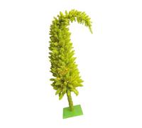 ULIJTH Pencil Fashion Flexible Artificial Christmas Tree 90cm Pre Compiled Divisions Permanent PVC Foliation For Indoor Celebration Safe Flame Retardant Christmas Tree