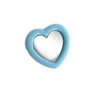 ULIJTH Portable Love Shape Phone Grip With Extendable Feature & Back Glass Heart Form Telescopic Phone Stand For Convenience