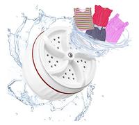 ULIJTH Portable Washing Machine USB Charging Turbo Washer Fit For Laundry Bucket Basin Bathroom Sink Washer