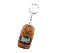 ULIJTH Portable Wood Texture Electronic LED Digital Counter For Spiritual Practice Stress Relief Finger Exercise