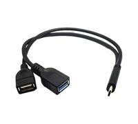 ULIJTH Practical Type C To USB 3 Host Adapters Cable 30CM Supports Function With 5Gbps Data Transfer Extension Converters
