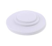 ULIJTH Set Of 48 Soft Felt Plate Dividers 3 Sizes Pan Separator Pads Cookware Bakeware Kitchen Storage Shelf Rack With
